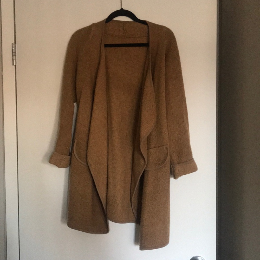 Camel cardigan